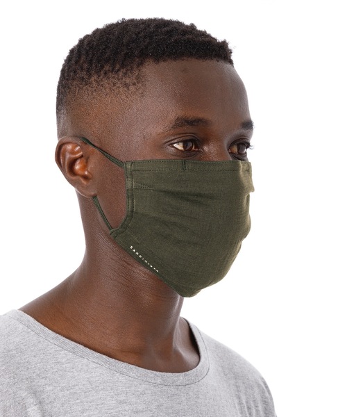 DAILY STANDARD by SANDINISTA（デイリースタンダードバイサンディニスタ）の「Daily Gauze Mask / ダブルガーゼマスク（マスク・メンズ・ブラック/ナチュラル/ネイビー/オリーブ・MEDIUM/LARGE/SMALL）」の15枚目の写真