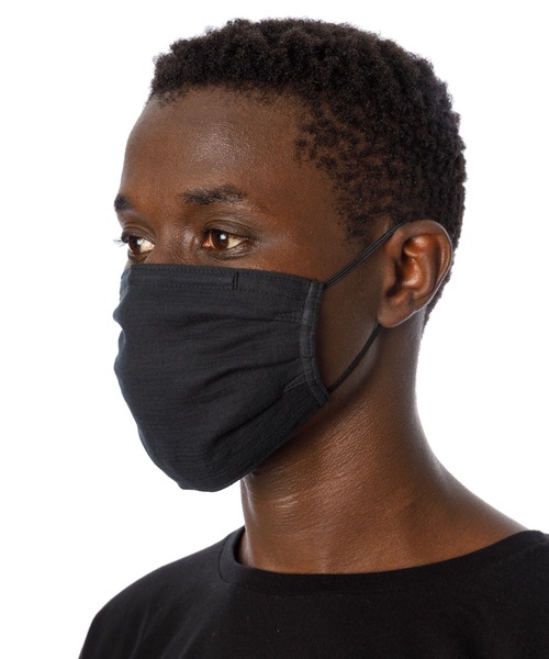 DAILY STANDARD by SANDINISTA（デイリースタンダードバイサンディニスタ）の「Daily Gauze Mask / ダブルガーゼマスク（マスク・メンズ・ブラック/ナチュラル/ネイビー/オリーブ・MEDIUM/LARGE/SMALL）」の21枚目の写真
