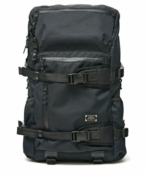 AS2OV（アッソブ）の「【AS2OV/アッソブ】 CORDURA DOBBY 305D ROUND ZIP BACK PACK / バックパック（バックパック/リュック・メンズ・ブラック/カーキ・FREE）」の4枚目の写真