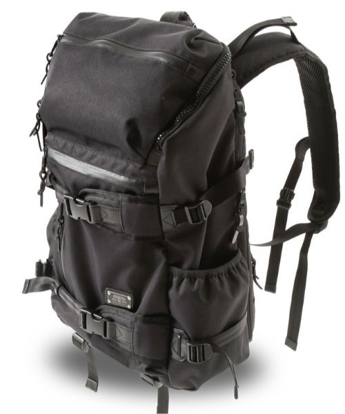 AS2OV（アッソブ）の「【AS2OV/アッソブ】 CORDURA DOBBY 305D ROUND ZIP BACK PACK / バックパック（バックパック/リュック・メンズ・ブラック/カーキ・FREE）」の8枚目の写真