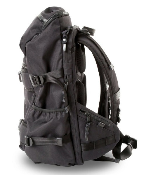 AS2OV（アッソブ）の「【AS2OV/アッソブ】 CORDURA DOBBY 305D ROUND ZIP BACK PACK / バックパック（バックパック/リュック・メンズ・ブラック/カーキ・FREE）」の6枚目の写真