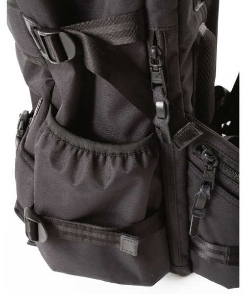 AS2OV（アッソブ）の「【AS2OV/アッソブ】 CORDURA DOBBY 305D ROUND ZIP BACK PACK / バックパック（バックパック/リュック・メンズ・ブラック/カーキ・FREE）」の5枚目の写真