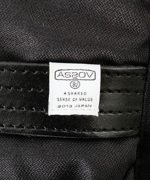 AS2OV（アッソブ）の「【AS2OV/アッソブ】 CORDURA DOBBY 305D ROUND ZIP BACK PACK / バックパック（バックパック/リュック・メンズ・ブラック/カーキ・FREE）」の14枚目の写真