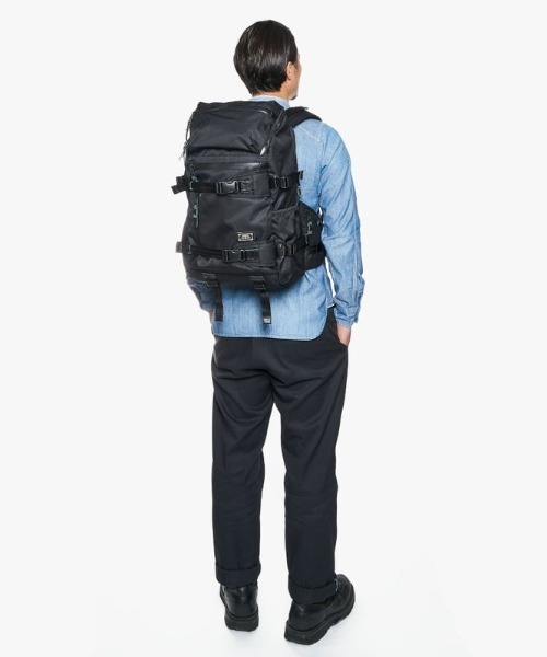 AS2OV（アッソブ）の「【AS2OV/アッソブ】 CORDURA DOBBY 305D ROUND ZIP BACK PACK / バックパック（バックパック/リュック・メンズ・ブラック/カーキ・FREE）」の18枚目の写真