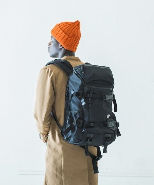 AS2OV（アッソブ）の「【AS2OV/アッソブ】 CORDURA DOBBY 305D ROUND ZIP BACK PACK / バックパック（バックパック/リュック・メンズ・ブラック/カーキ・FREE）」の15枚目の写真