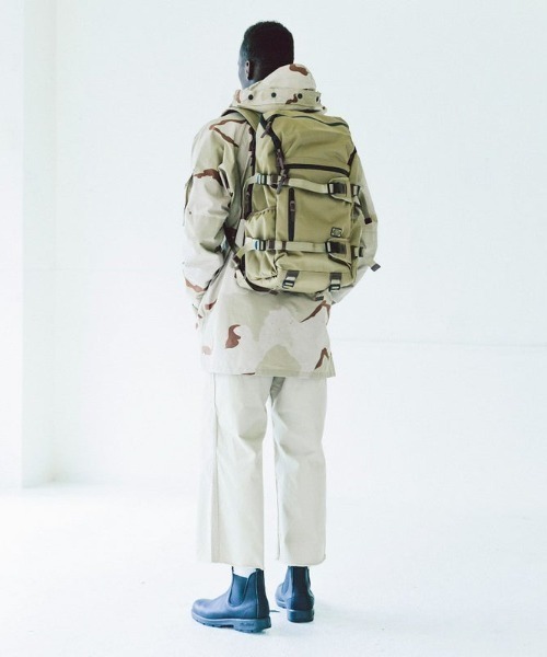 AS2OV（アッソブ）の「【AS2OV/アッソブ】 CORDURA DOBBY 305D ROUND ZIP BACK PACK / バックパック（バックパック/リュック・メンズ・ブラック/カーキ・FREE）」の20枚目の写真