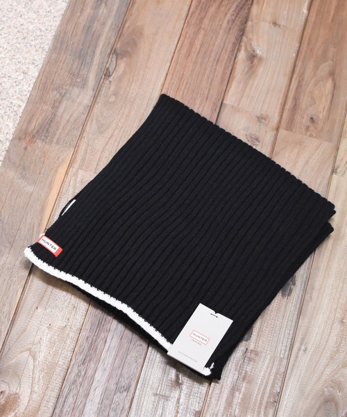 HUNTER（ハンター）の「【66】【HUNTER】ORIGINAL RIB SCARF（マフラー）」 WEAR