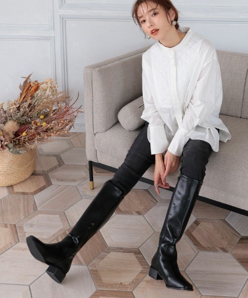 DONOBAN（ドノバン）の「美脚ロングブーツ（ブーツ）」 - WEAR