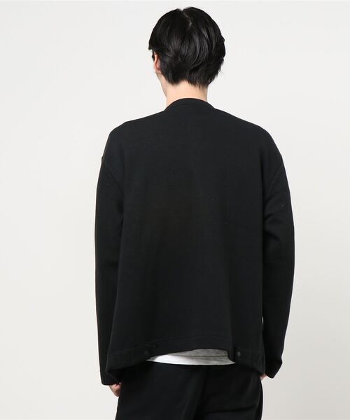 Dickies（ディッキーズ）の「Dickies ディッキーズ 起毛クルーネックカーディガン（カーディガン/ボレロ・メンズ・ブラック/カーキ・M/L/XXL/XL）」の4枚目の写真