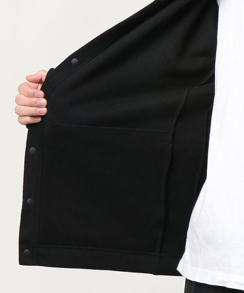 Dickies（ディッキーズ）の「Dickies ディッキーズ 起毛クルーネックカーディガン（カーディガン/ボレロ・メンズ・ブラック/カーキ・M/L/XXL/XL）」の5枚目の写真