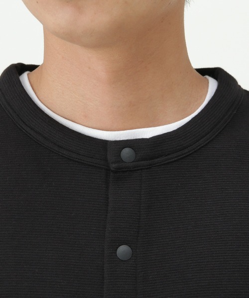 Dickies（ディッキーズ）の「Dickies ディッキーズ 起毛クルーネックカーディガン（カーディガン/ボレロ・メンズ・ブラック/カーキ・M/L/XXL/XL）」の11枚目の写真