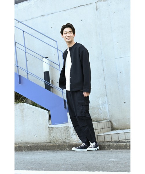 Dickies（ディッキーズ）の「Dickies ディッキーズ 起毛クルーネックカーディガン（カーディガン/ボレロ・メンズ・ブラック/カーキ・M/L/XXL/XL）」の22枚目の写真