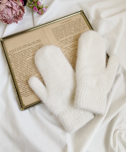 セール】モヘアライクミトン（手袋）｜Loueme（ルエム）のファッション