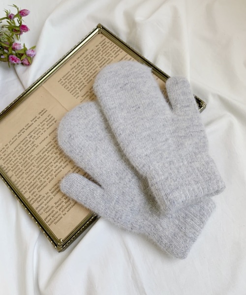 セール】モヘアライクミトン（手袋）｜Loueme（ルエム）のファッション