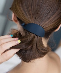 F&D : マットカラーラウンドヘアクリップ