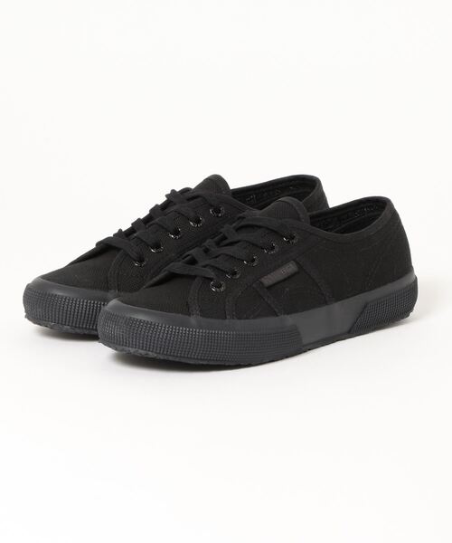 SUPERGA(スペルガ)の「スペルガ S000010 スニーカー(スニーカー・レディース・ブラック/ブラック×ブラック/ホワイト・37/36)」の3枚目の写真