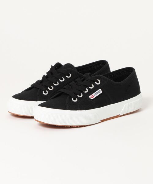 SUPERGA(スペルガ)の「スペルガ S000010 スニーカー(スニーカー・レディース・ブラック/ブラック×ブラック/ホワイト・37/36)」の1枚目の写真