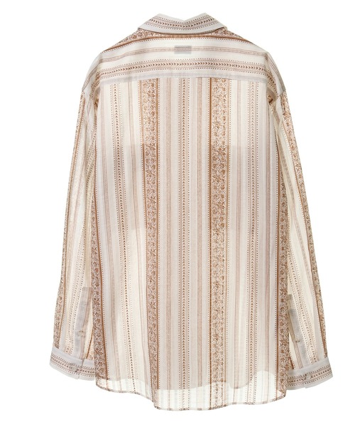 CROWDED CLOSET(クラウデッドクローゼット)の「【オープンカラー】 パティックプリントキューバシャツ(シャツ/ブラウス・メンズ・ブラウン・3/2)」の9枚目の写真