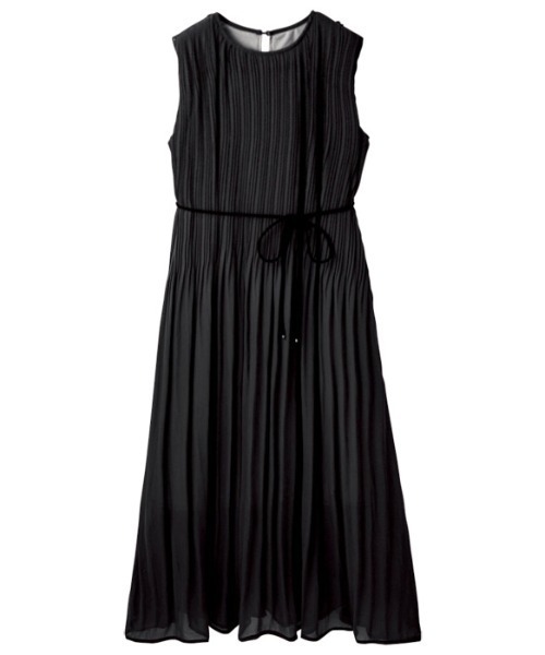 GeeRA(ジーラ)の「プリーツフレアーワンピース(ワンピース・レディース・パープル/カーキ/ブラック/ブルー・LARGE/X-LARGE/MEDIUM)」の11枚目の写真