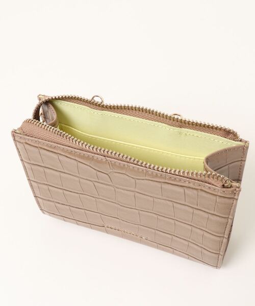 SMIR NASLI(サミールナスリ)の「2WAYお財布ショルダー(ショルダーバッグ・レディース・ホワイト/ブラック/グレイッシュベージュ/レッド/ゴールド・9)」の7枚目の写真