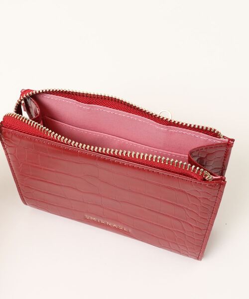 SMIR NASLI(サミールナスリ)の「2WAYお財布ショルダー(ショルダーバッグ・レディース・ホワイト/ブラック/グレイッシュベージュ/レッド/ゴールド・9)」の14枚目の写真