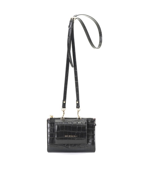 SMIR NASLI(サミールナスリ)の「2WAYお財布ショルダー(ショルダーバッグ・レディース・ホワイト/ブラック/グレイッシュベージュ/レッド/ゴールド・9)」の3枚目の写真