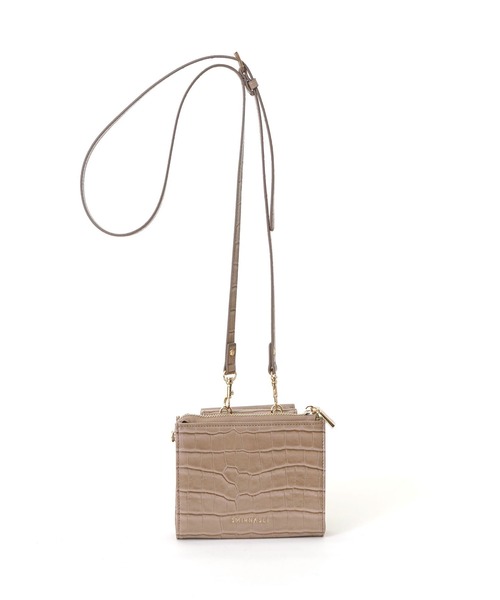 SMIR NASLI(サミールナスリ)の「2WAYお財布ショルダー(ショルダーバッグ・レディース・ホワイト/ブラック/グレイッシュベージュ/レッド/ゴールド・9)」の15枚目の写真