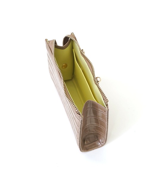 SMIR NASLI(サミールナスリ)の「2WAYお財布ショルダー(ショルダーバッグ・レディース・ホワイト/ブラック/グレイッシュベージュ/レッド/ゴールド・9)」の19枚目の写真