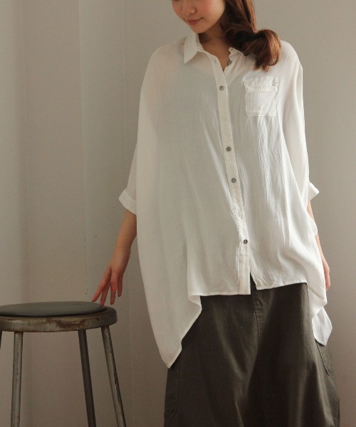 セール ブランド古着 ドルマンスリーブブラウス シャツ ブラウス Osharewalker オシャレウォーカー のファッション通販 Zozoused