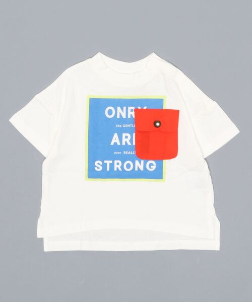 OFFICIAL TEAM（オフィシャルチーム）の「POCKET T-SHIRT（Tシャツ/カットソー・キッズ・ホワイト/ブラック/ネイビー/ブラウン/イエロー・90/100/110/120/130/140）」の3枚目の写真