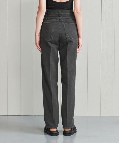 【美品♡】H BEAUTY＆YOUTH ワイドテーパードパンツ38黒とろみ H BEAUTY&YOUTH UNITED ARROWS（エイチビューティーアンドユース