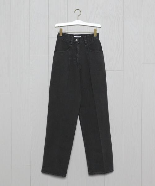 H BEAUTY&YOUTH UNITED ARROWS デニムワイドパンツ　黒 H BEAUTY&YOUTH UNITED ARROWS（エイチビューティーアンドユース