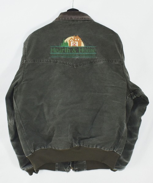 Carhartt(カーハート)の「【ヴィンテージ古着】Carhartt/カーハート ダック サンタフェジャケット(ブルゾン・メンズ・グリーン・LARGE)」の9枚目の写真