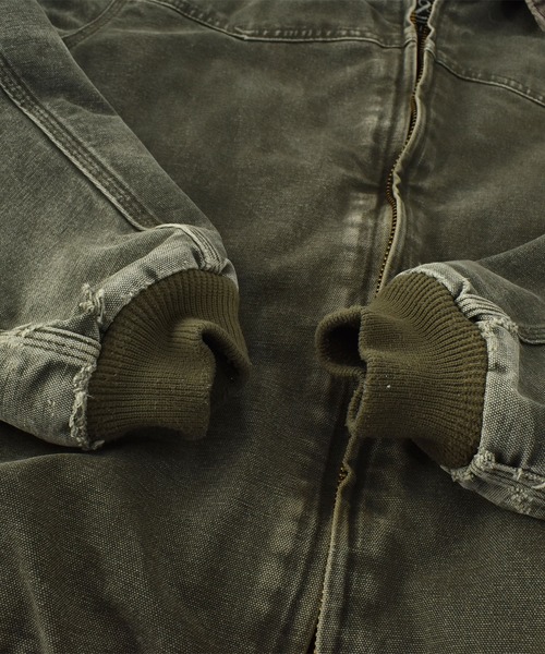 Carhartt(カーハート)の「【ヴィンテージ古着】Carhartt/カーハート ダック サンタフェジャケット(ブルゾン・メンズ・グリーン・LARGE)」の8枚目の写真