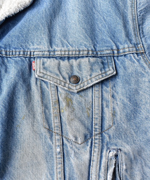 Levi's（リーバイス）の「【ヴィンテージ古着】Levi's/リーバイス 裏ボア デニムジャケット USA製（デニムジャケット・メンズ・ブルー・X-LARGE）」の10枚目の写真