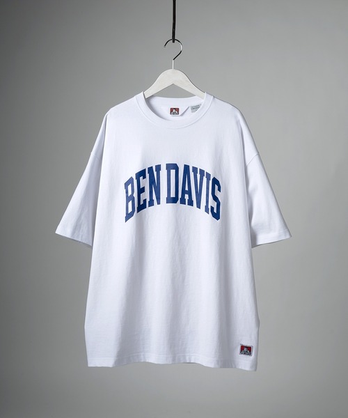 BEN DAVIS(ベンデイビス)の「【BENDAVIS/ベンデイビス】カレッジロゴ半袖 オーバーサイズTシャツ(Tシャツ/カットソー・メンズ・ブラック/ネイビー/ホワイト・M/L)」の19枚目の写真