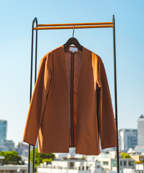 MYSELF ABAHOUSE（マイセルフアバハウス）の「【MYSELF ABAHOUSE】POLYTOROTEX ボタンレス カーディガン シャツ（カーディガン/ボレロ・メンズ・ベージュ/グレー/ライトブラウン/ブルー・46/48）」の21枚目の写真