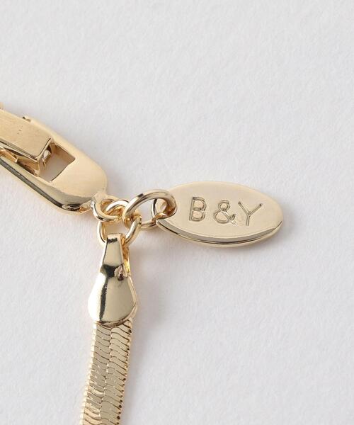 BEAUTY&YOUTH UNITED ARROWS（ビューティーアンドユースユナイテッドアローズ）の「BY スネークチェーン ショートネックレス ◆（ネックレス・レディース・シルバー/ゴールド・FREE）」の3枚目の写真