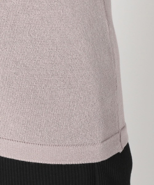 UNRELISH（アンレリッシュ）の「クールタッチノースリーブニット（ニット/セーター・レディース・ブラック/ホワイト/グレイッシュベージュ・MEDIUM）」の8枚目の写真