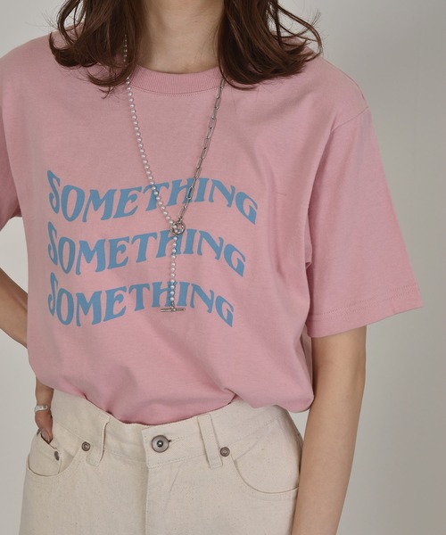 w closet（ダブルクローゼット）の「レトロロゴプリントTee（Tシャツ/カットソー・レディース・アイボリー/ブルー/ピンク系/レッド/パープル/グリーン・FREE）」の17枚目の写真