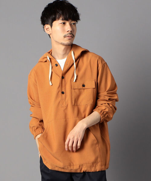 シアサッカー アノラックパーカー