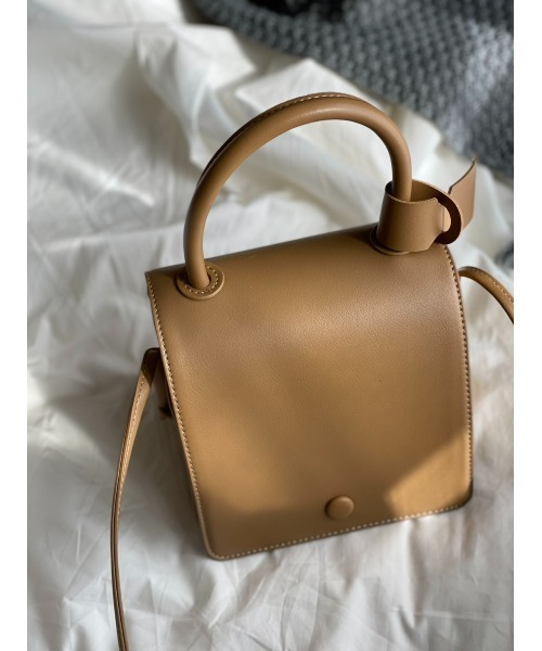 Cookie Chocolate（クッキーチョコレート）の「キューブボックスバッグ《@_____m.weセレクトアイテム》（ショルダーバッグ・レディース・ブラック/ベージュ・FREE）」の14枚目の写真