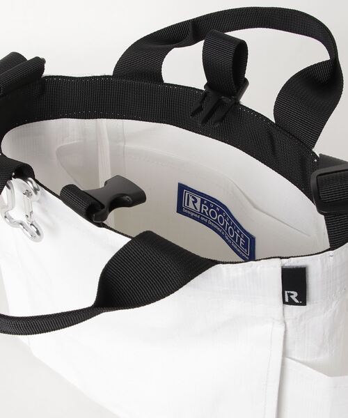 ROOTOTE（ルートート）の「ROOTOTE/ルートート 2WAYショルダートートバック 194905（トートバッグ・メンズ・ホワイト・FREE）」の2枚目の写真