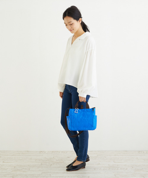 ROOTOTE（ルートート）の「ROOTOTE/ルートート 2WAYショルダートートバック 194905（トートバッグ・メンズ・ホワイト・FREE）」の11枚目の写真