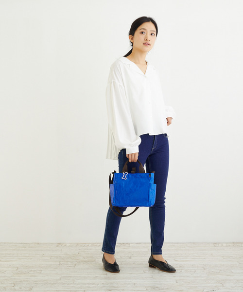 ROOTOTE（ルートート）の「ROOTOTE/ルートート 2WAYショルダートートバック 194905（トートバッグ・メンズ・ホワイト・FREE）」の12枚目の写真