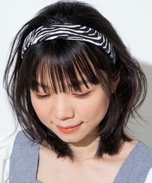 WEGO | WEGO/ゼブラ柄ワイドカチューシャ(カチューシャ)