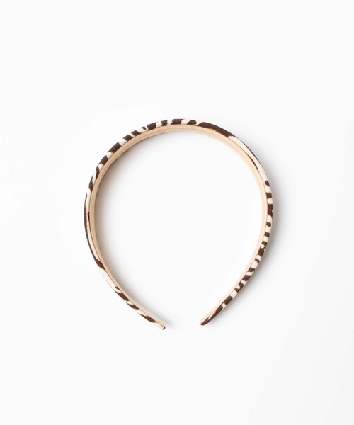 WEGO（ウィゴー）の「WEGO/ゼブラ柄ワイドカチューシャ（カチューシャ・レディース・ブラック/ブラウン/グレー・FREE）」の10枚目の写真
