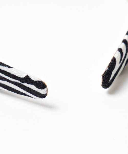 WEGO（ウィゴー）の「WEGO/ゼブラ柄ワイドカチューシャ（カチューシャ・レディース・ブラック/ブラウン/グレー・FREE）」の14枚目の写真
