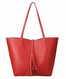 【BarcosBlue】 タッセル付きトートバッグ