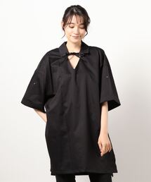 mizuiroind（ミズイロインド）の「mizuiro ind 襟付きVネック